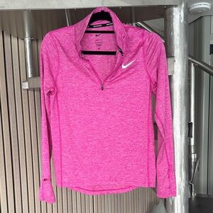 Nike Women's Vibrant Pink Long Sleeve Tee